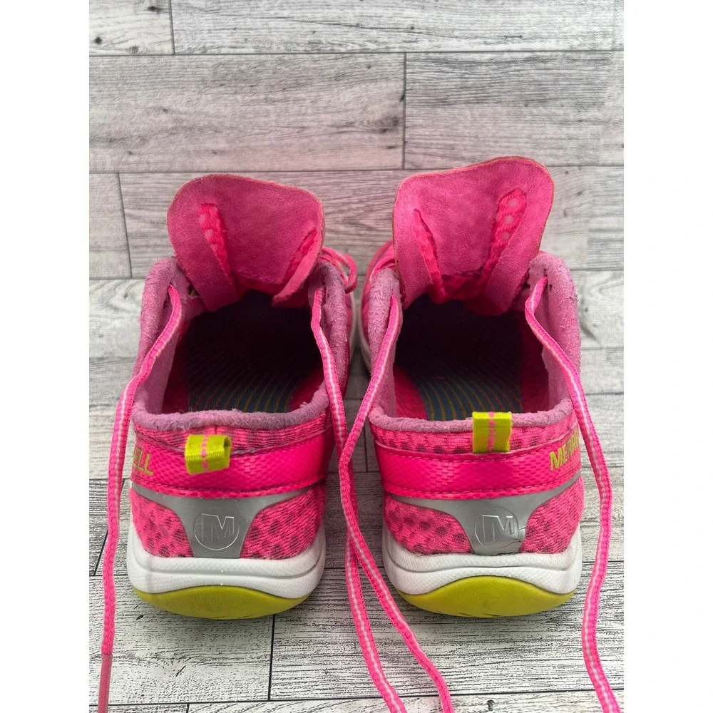 Merrell Mix Master Glide Pink Lime Trail Running Shoes Women Sz 6 J57320 Vibram